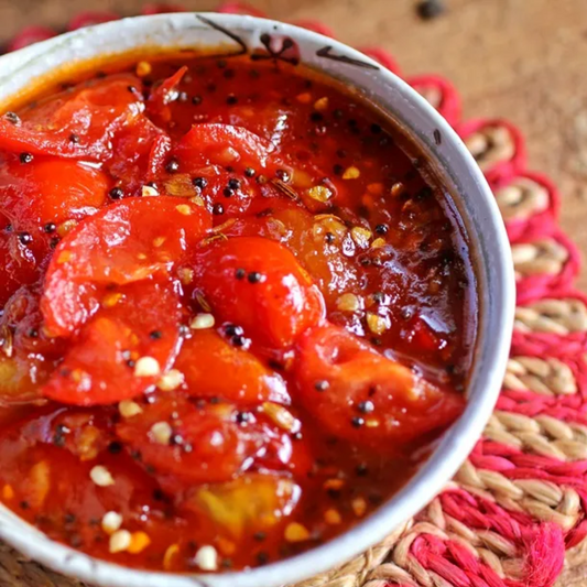 Tomato Chutney with Bengali Paanch Spice