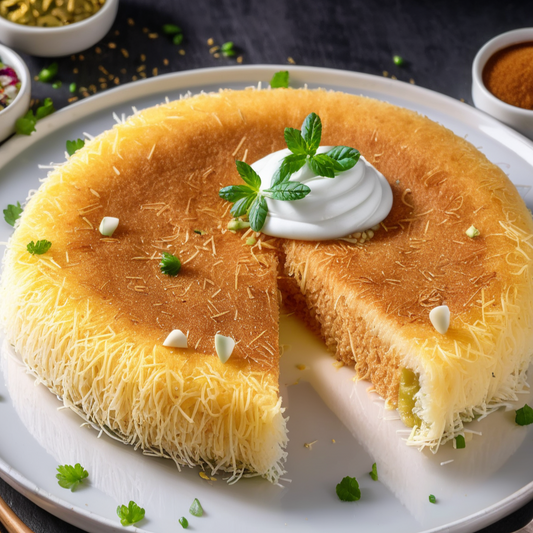 Kadayif with Cinnamon Vanilla Sugar